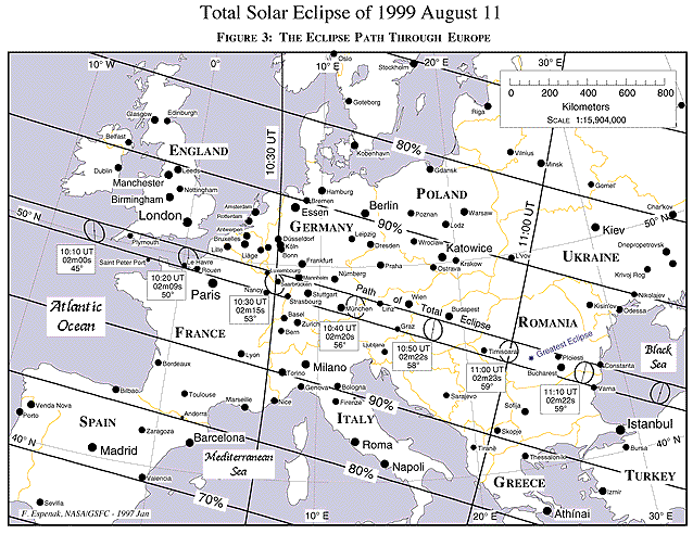 Total Solar Eclipse 1999